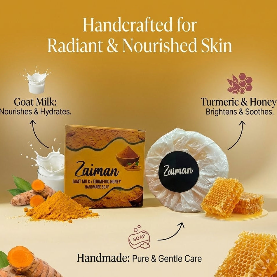 Goat Milk And Turmeric Honey