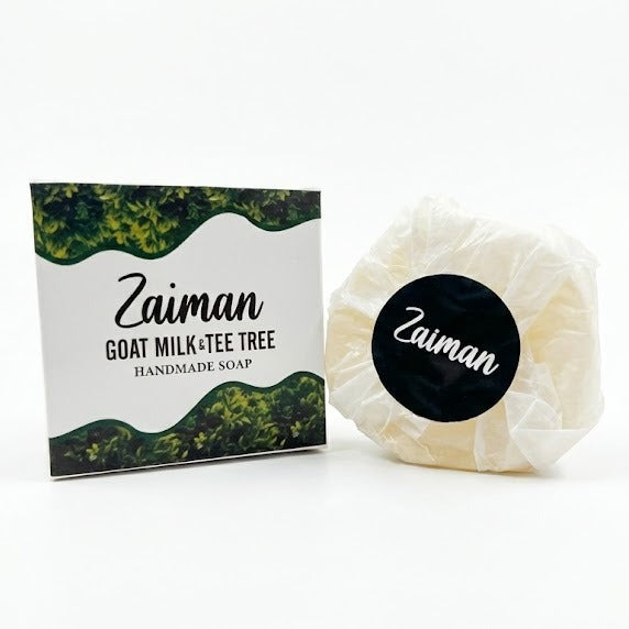 Goat milk and tea tree oil facial cleanser for acne prone and sensitive skin